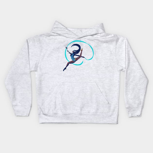 Symmetra Rhythmic Kids Hoodie by Genessis